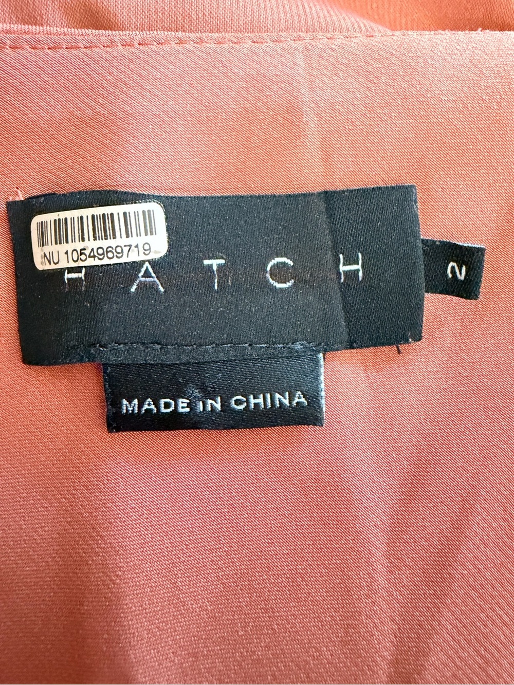 Hatch Rust Color Maternity color block Slip Midi Dress Size 2 36780 - Picture 6 of 9
